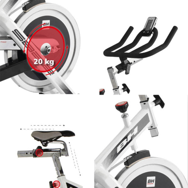 Bicicleta retailer spinning bh sb2 2