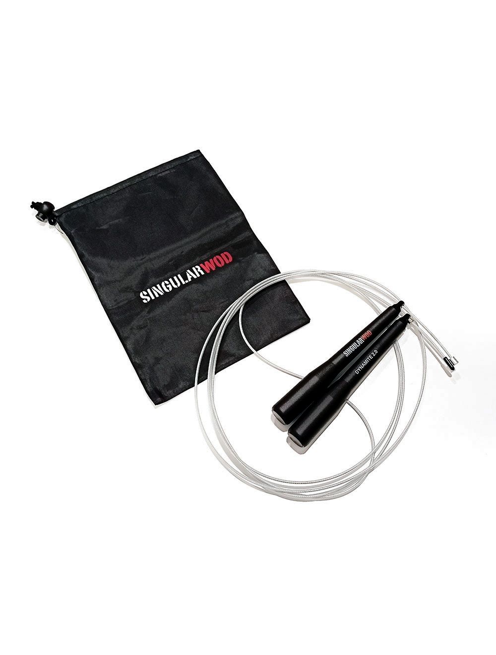 Cuerda para saltar ajustable Rythmoon Corda de Pular Simples Ajustável PVC  2,60m color negro