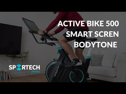 Tela inteligente Bodytone da bicicleta ativa 500 do ciclo interno